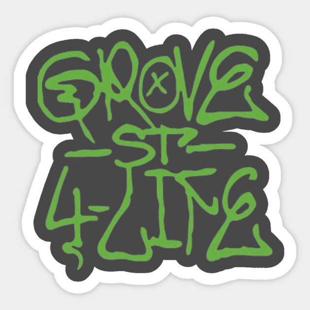 Grove Street Gta San Andreas Sticker Teepublic